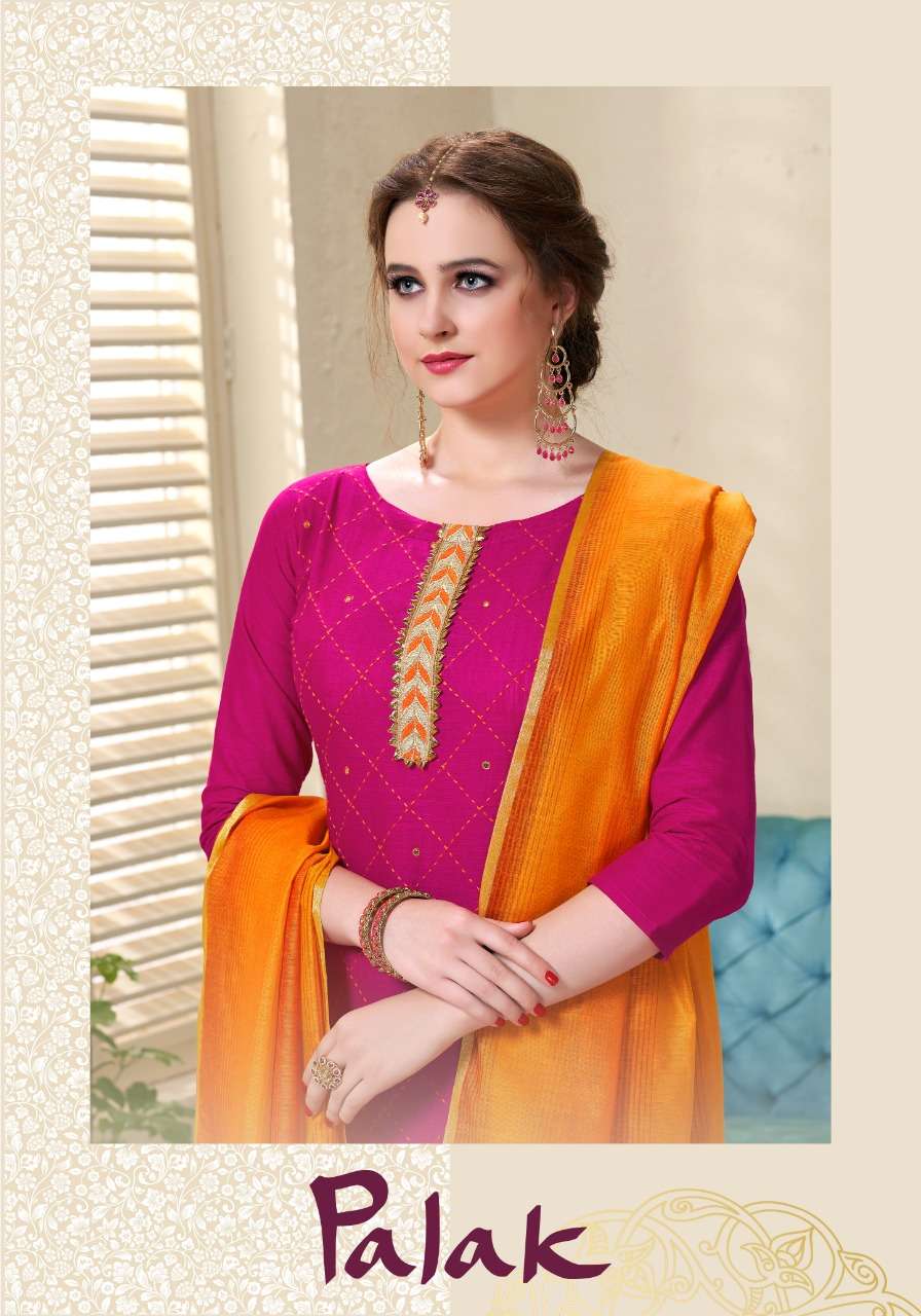PALAK BY UTSAV SUITS  1001 TO 1006 SERIES  BEAUTIFUL STYLISH FANCY COLORFUL CASUAL & PARTY WEAR & ETHNIC WEAR COTTON FLEX EMBROIDERY  DRESSES AT WHOLESALE PRICE